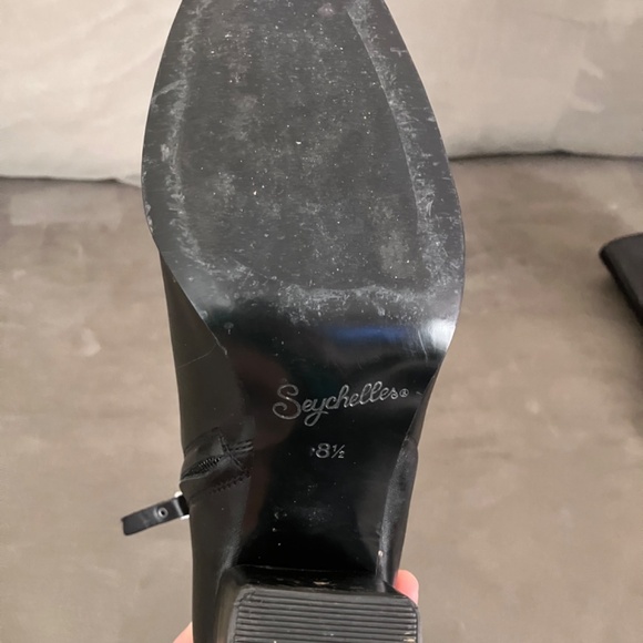 Seychelles Black Boots 8.5 - Picture 6 of 8